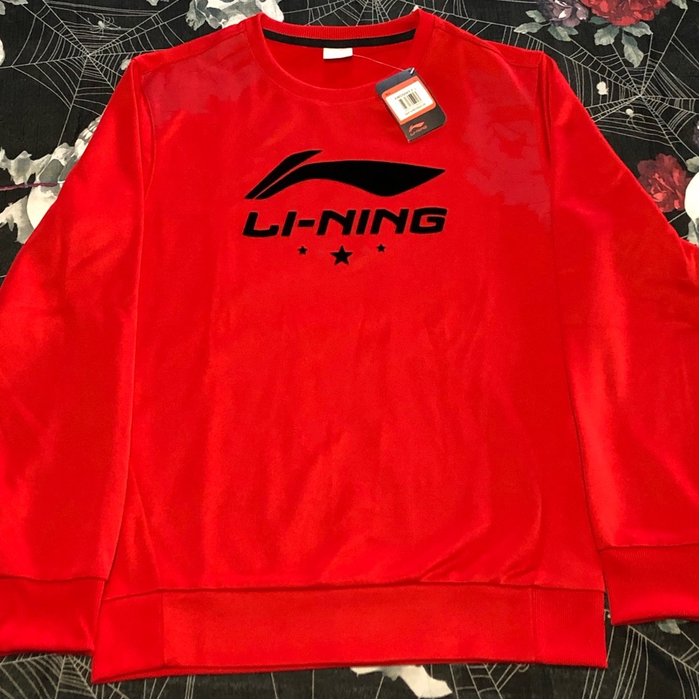 NEW LI-NING DWAYNE WADE PERFORMANCE SWEATSHIRT LRG